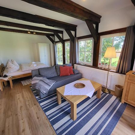 Ferienwohnung Altes Backhaus Bauernhof Vogel Rohrsen Exterior foto