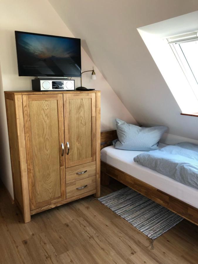 Ferienwohnung Altes Backhaus Bauernhof Vogel Rohrsen Exterior foto