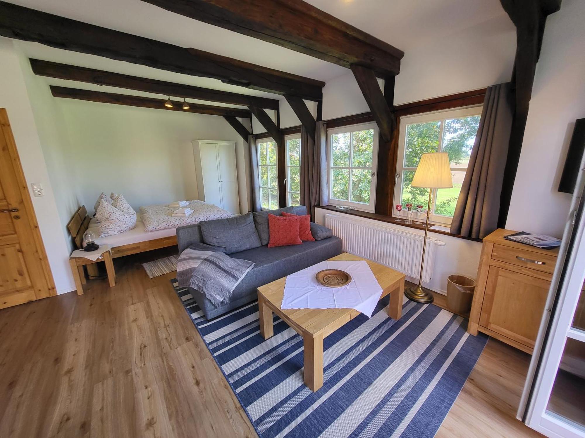 Ferienwohnung Altes Backhaus Bauernhof Vogel Rohrsen Exterior foto